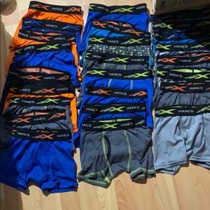 Boys size 6-8 Hanes x temp underwear -